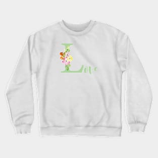 Yellow love letter Crewneck Sweatshirt